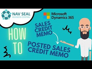 Posting a Sales Credit Memo | NAV SEAL