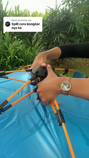 Membalas @Isal gampang bgt kan, jangan lupa checkout ya #ddshome #racuntiktok #racuntiktok #racuntiktokshop #komporgunung #tendaotomatis #tenda #fyp