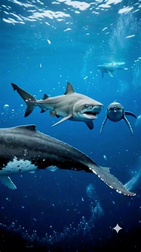 Sixgill Shark vs Humpback Whale 😱