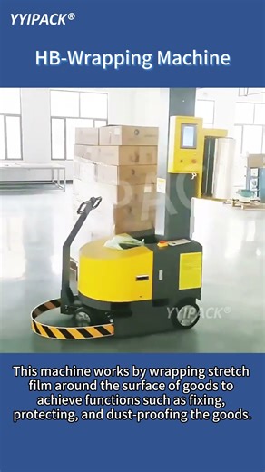 Automatic robot-type stretch film wrapping machine