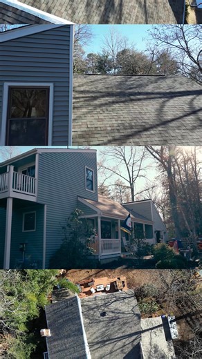 This video cycles through a roof replacement project in Paramus, NJ, showing different stages of the job as our crew works through the installation process. A quality roof replacement isn’t just about the finished look—it’s about everything happening underneath and along the way. During projects like this, we focus on proper tear-off, deck inspection, underlayment installation, and precise shingle placement. Each step is critical to prevent leaks, improve wind resistance, and extend the life of