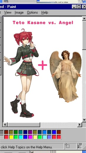 Teto x Angel #teto #vocaloid #angel #meme #shorts