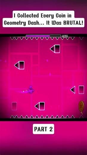 Collecting Every Coin in Geometry Dash: A Brutal Challenge