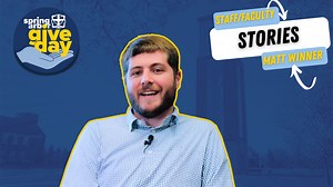 Assistant Professor Matthew Winner ’19, ’21 shares why he gives to the Arbor Fund and its impact on students and faculty through the Core program, which is what brought him to SAU. There’s still time to show your support! Make a gift here: https://bit.ly/3GDMT5q #SpringArborGiveDay #GrowDeepRoots #springarboru | Spring Arbor University