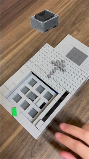 Crafting Minecraft Minecart with Hopper BUT Lego!!