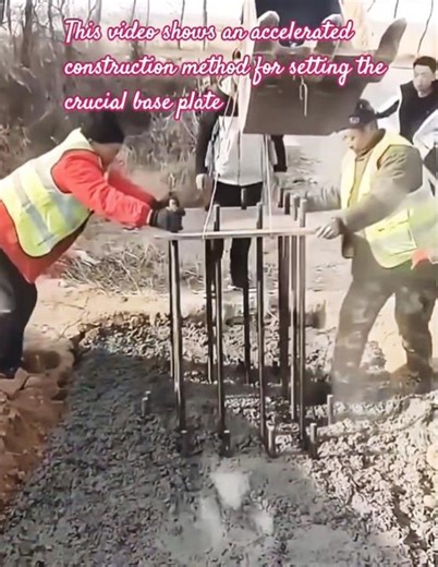 Quick Installation of Prefabricated Base Plate Anchor Assemblies for Steel Columns