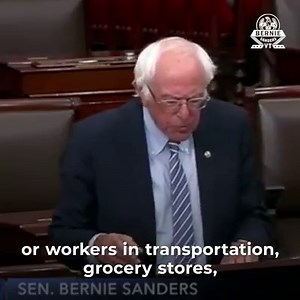 I'm tired of seeing TV ads from big corporations thanking the heroes on the frontlines of the pandemic, while paying them starvation wages. Thank them—but PAY them! Multibillionaires cannot treat essential workers like expendable workers, like sacrificial workers. | U.S. Senator Bernie Sanders