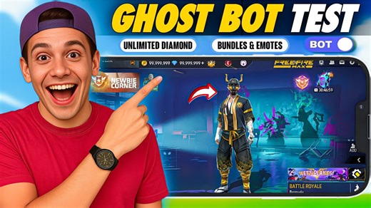How To Download Ghost Bot In Free Fire ? With Apply Process 😈 gpff live | GPFF
