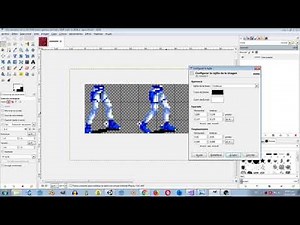 Tutorial en español sprite a medida para videojuegos con Gimp