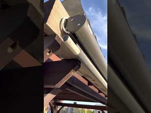 Costco Sunsetter solar shades update video.