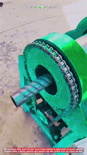 Innovative Spiral Shaft Thread Rolling Machine : Best Precision Steel Forming