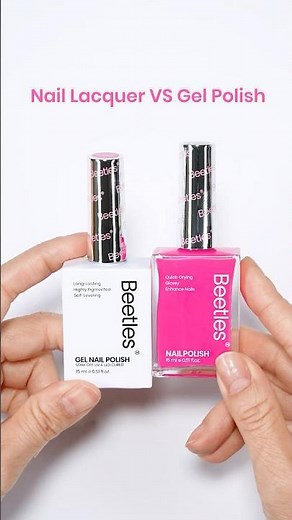 ✨Nail Lacquer VS Gel Polish Key Differences💅