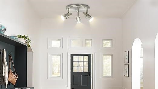 3-Light Multi-Directional Ceiling Track Lighting