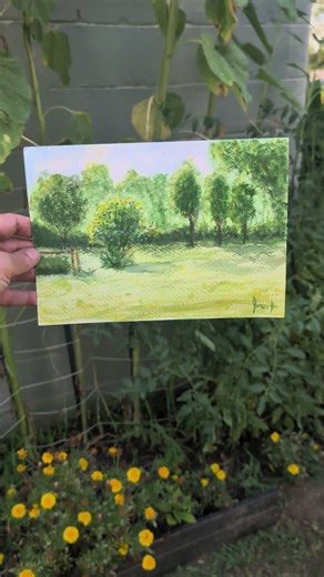 Watercolor Painting Experience at a Mulberry Bush
