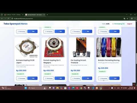 Tugas E Commerce pemrograman web (create, read, update, delete)