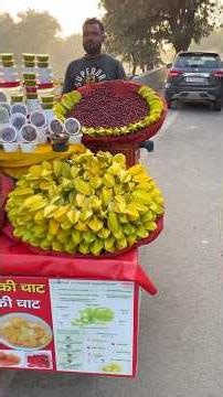 Sweet and sour rainbow chaat 😋 #shorts #trending #chaat