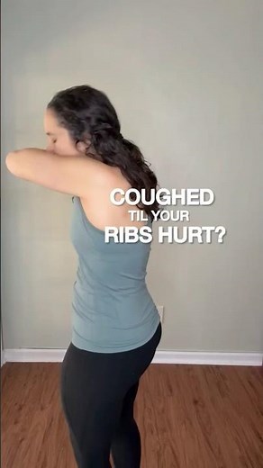 How to Stop Rib Pain From Coughing | Easy Stretches for Relief #shorts