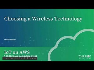 IoT on AWS: Choosing a Wireless Technology