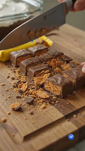 Butterfinger Poke Cake #homemadefood #chocolate #dessert #holiday #easyrecipe #food #nobakedessert