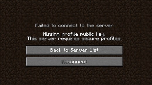 Minecraft: Fix missing profile public key error in Java Edition