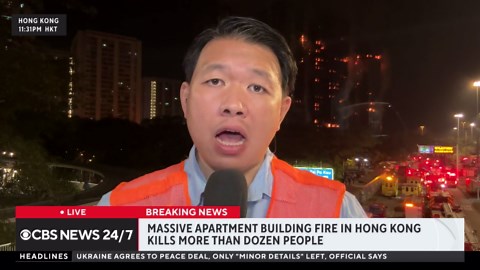 Death toll rises after massive Hong Kong apartment building fire