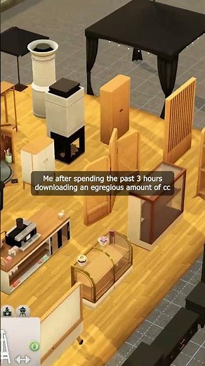 when you spend all day downloading CC 😂 #sims3
