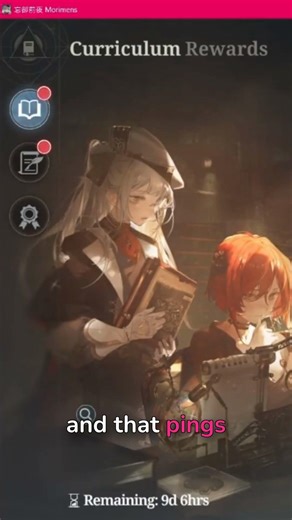 Morimens Extra Curriculum rewards