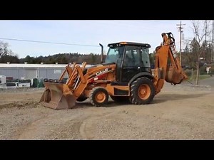 USED LOADER BACKHOE FOR SALE 2011 CASE 580N LOADER BACKHOE EROPS HEAT/AC E-STICK 4X4 MP BUCKET