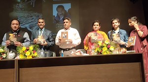 2.6K views · 95 reactions | Ashok Kumar Sharma paras Book release function of his Urdu poetry book entitled AAHATEIN chief guest Dr S.D Singh Jamwal and special Guest Mr Sohail kazmi | Daily Taskeen | Facebook