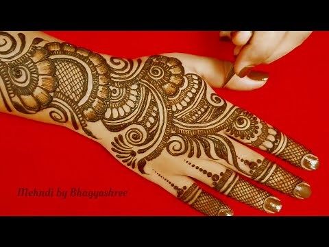 Back Hand Modern Western Arebic Mehendi Design | Arabic Mehndi Design | Latest Wedding Henna Designs
