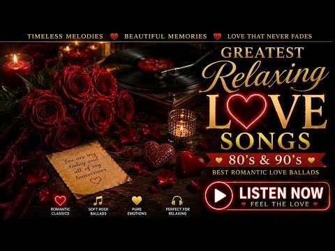 Greatest Relaxing Love Songs 80's 90's ❤️ Best Romantic Ballads Of All Time
