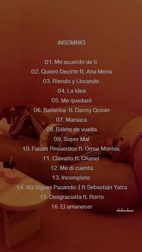 Nuevo álbum de Abraham Mateo 'INSOMNIO' - Tracklist Completo Revelado