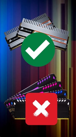 Why 4 RAM Sticks Can Reduce Performance #shorts