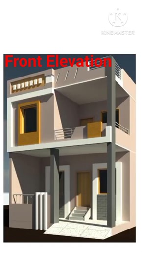 3d plan front Elevation