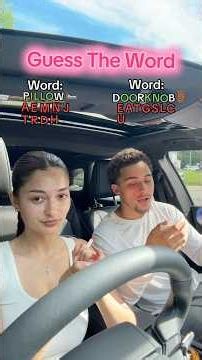 GUESS THE WORD 🔥❤️ #viral #couple #funnyvideos
