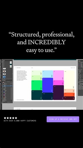 526K views · 2.2K reactions | Stop wasting hours creating brand guidelines from scratch. These done-for-you templates are designed for designers—so you can deliver polished, professional brand identities faster, without compromising quality. ✅ Canva, Figma & InDesign compatible ✅ Beautiful, strategic layouts ✅ Used by 8,000+ creative pros  Get 20% off your first template—your next client project just got easier. | Circular Digital | Facebook