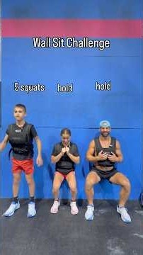 Weighted Wall Sit & Squat Challenge 💪🔥