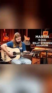 Martin D-X2E Billy Strings Guitar Demo