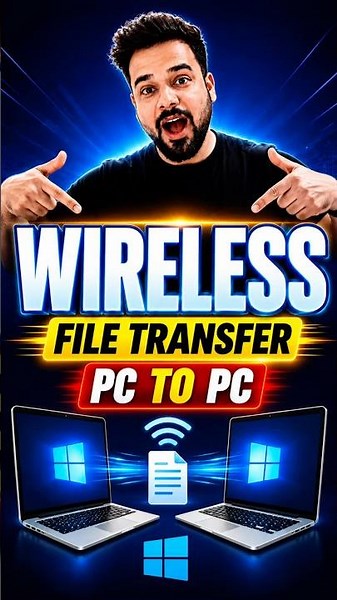 99% लोग नहीं जानते! 🤯 | PC to PC Wireless File Transfer | Windows Tips