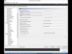 Cimco Dnc-max setup: advanced trigger