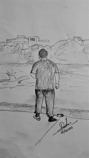 Situation drawing 😆 #funnydrawing #comedy #sketch