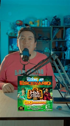 157 reactions · 8 comments |  ¡ATENCIÓN GRUPOS MUSICALES DE LA PAZ!  Grabarémos videos musicales a diferentes grupos y géneros: cumbia, chicha, rock, folklore, lo que sea.  ¡Y de regalo les doy su VIDEO FLYER para redes! Esto es en La Paz, Bolivia  con toda la calidad profesional de H.A. ESTUDIOS.  Cupos limitados y el escenario es SOLO por ese día.  Escribime al WhatsApp: 70685967 | H.A. Estudios | Facebook