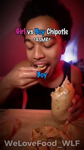GIRL VS BOY CHIPOTLE *ASMR*