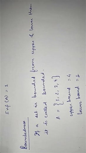 Bounded Set Explained in 60 Seconds | Upper & Lower Bound Easy Trick