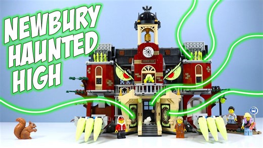 Lego Hidden Side Newbury Haunted High School Speed Build Review