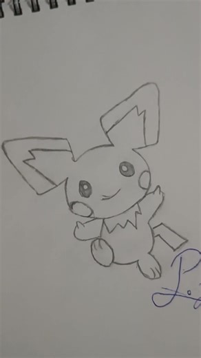 mu Pokemon pichu drawing # Pokemon drawing # zenitsu's snap