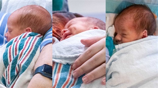 The stork was busy! See photos of the triplets delivered at Holland Hospital