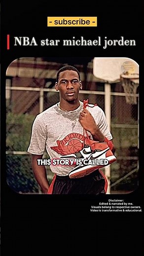 🏀The struggle to rise - michael jorden ⭐️