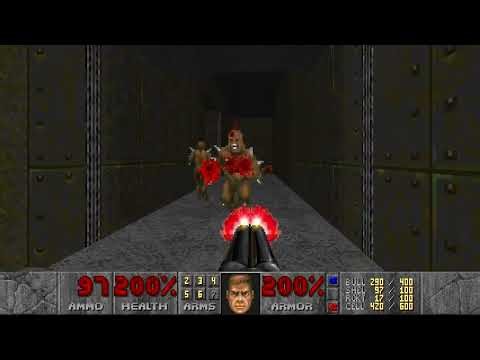 Doom + Doom II: Doom II - Map06: The Crusher (100%)