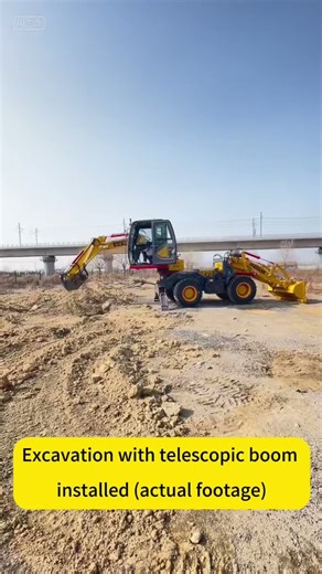 Multi-functional backhoe loader